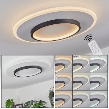 ANDELFINGEN Ceiling Light LED white, 1-light source, Remote control