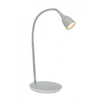 Brilliant Anthony table lamp LED titanium, 1-light source