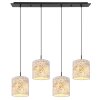 Globo GABRIELE Pendant Light black, 4-light sources