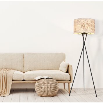 Globo GABRIELE Floor Lamp black, 1-light source