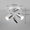 Trio-Leuchten ANGELO Ceiling Light chrome, 3-light sources