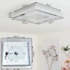 CENTOVALLI Ceiling Light LED chrome, 1-light source