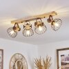 ORNY Ceiling Light Ecru, rust-coloured, 4-light sources