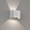 Fischer-Honsel WALL Wall Light LED silver, 2-light sources