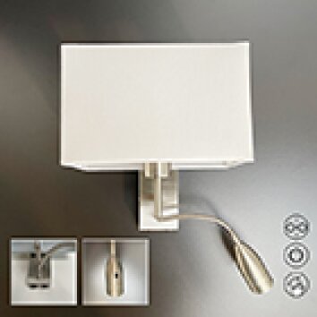 Fischer-Honsel DREAM Wall Light matt nickel, 1-light source