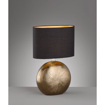 Fischer-Honsel FORO Table lamp bronze, 1-light source