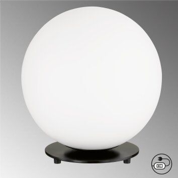 SCHÖNER-WOHNEN-Kollektion PALAIS Table lamp black, 1-light source