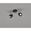 FHL-easy GEMMA Ceiling Light chrome, black, 2-light sources