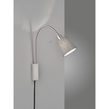 Fischer-Honsel WOLKE Wall Light matt nickel, 1-light source