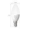Philips Hue WHITE LED E14 5,5 Watt 2700 Kelvin 470 Lumen