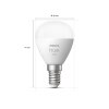 Philips Hue WHITE LED E14 5,7 Watt 2700 Kelvin 470 Lumen