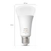 Philips Hue WHITE & COLOR AMBIANCE LED E27 15 Watt 2200 - 6500 Kelvin 1200 Lumen