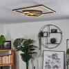TALETA Ceiling Light LED black, white, 1-light source