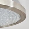 KERNS Ceiling Light LED matt nickel, 1-light source