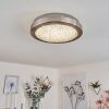 KERNS Ceiling Light LED matt nickel, 1-light source