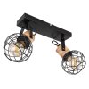 Globo LACKY Ceiling Light Light wood, black, 2-light sources