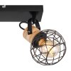 Globo LACKY Ceiling Light Light wood, black, 2-light sources