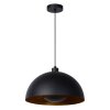 Lucide SIEMON Pendant Light black, 1-light source
