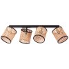 Brilliant-Leuchten WILEY Ceiling Light black, 4-light sources