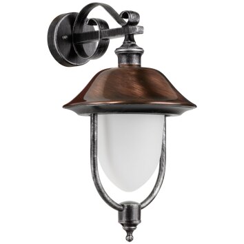 LCD NABBURG Outdoor Wall Light LED copper, black, 1-light source