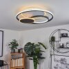 KOLO Ceiling Light LED black, white, 1-light source