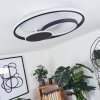 KOLO Ceiling Light LED black, white, 1-light source