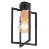 Globo MARCELLUS Ceiling Light Light wood, black, 1-light source