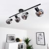 LEXINGTON Ceiling Light chrome, black, 4-light sources