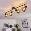 LEXINGTON Ceiling Light chrome, black, 4-light sources