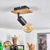 MAIDFORD Ceiling Light Ecru, black, 1-light source