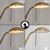 ROM Floor Lamp LED antique brass, 2-light sources