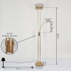 ROM Floor Lamp LED antique brass, 2-light sources