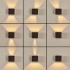 BADAJOZ Wall Light brown, 1-light source