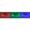 Leuchten Direkt LOLA-MIKE Ceiling Light LED stainless steel, 2-light sources, Remote control, Colour changer
