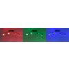 Leuchten Direkt LOLA-MIKE Ceiling Light LED stainless steel, 4-light sources, Remote control, Colour changer
