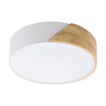 Eglo GRIMALDINO Ceiling Light brown, white, 2-light sources