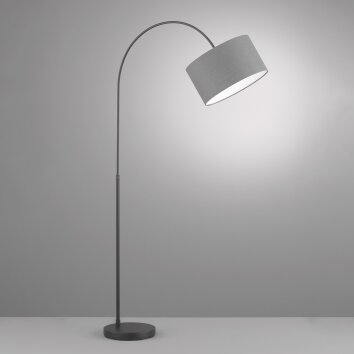 Fischer & Honsel ARC Floor Lamp black, 3-light sources