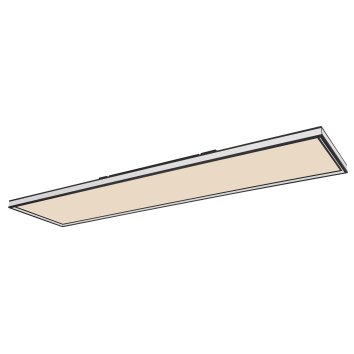 Globo JESSY Ceiling Light LED black, 1-light source, Remote control
