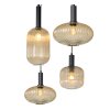 Lucide MALOTO Pendant Light black, 7-light sources