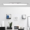 Brilliant FLAT Ceiling Light LED silver, 1-light source, Remote control