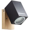 Brilliant GALENI Outdoor Wall Light Wood like finish, 1-light source