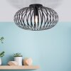 Brilliant BREMEN Ceiling Light black, 1-light source