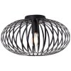 Brilliant BREMEN Ceiling Light black, 1-light source