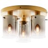 Brilliant OSAKI Ceiling Light gold, 3-light sources