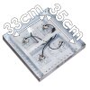 OCTORARO Ceiling Light silver, 4-light sources