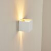BADAJOZ Wall Light white, 1-light source