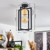 BERGO Ceiling Light Ecru, black, 1-light source