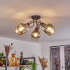 WIGAN Ceiling Light black, 3-light sources