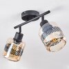 WIGAN Ceiling Light black, 2-light sources