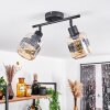 WIGAN Ceiling Light black, 2-light sources